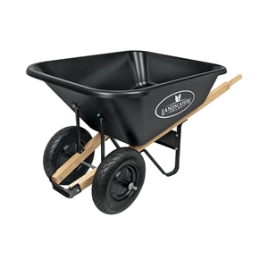 BLACK POLY WHEELBARROW 8 CU FT