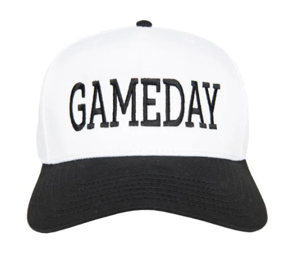 BLK WHITE GAME TWO TONE HAT