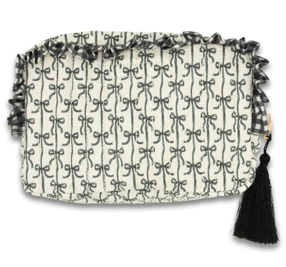 QUILTED COSMETIC BAG