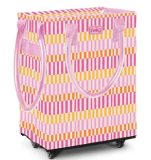 SHERBET STRIPE MEGA TOTE BAG