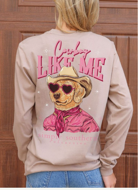 LONG SLEEVE COWBOY LIKE ME TEE