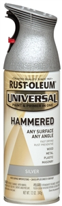SILVER HAMMERED SPRAY PAINT 12OZ