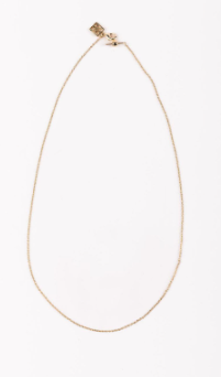 LUXE CHARM BAR NECKLACE 18"