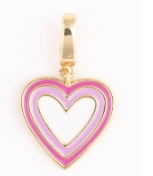 PINK HEART LUXE CHARM