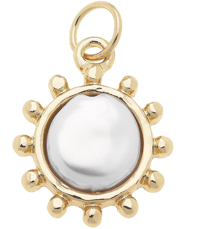 PEARL COIN CHARM GOLD