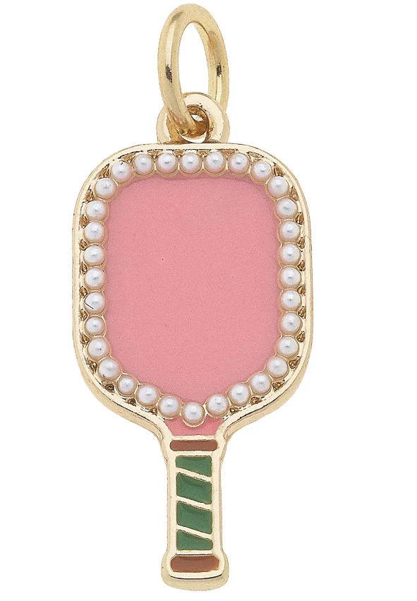 PICKLEBALL PADDLE CHARM PINK