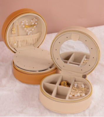 LEATHER MIAMI JEWELRY BOX