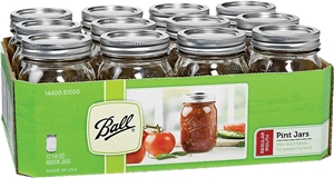 BALL CANNING JAR 16OZ