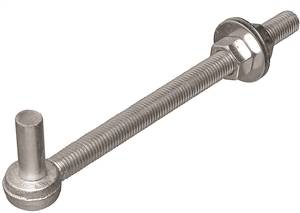 STEEL ZINC STRAP HINGE 10IN