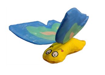 CATNIP BLUE BUTTERFLY CAT TOY