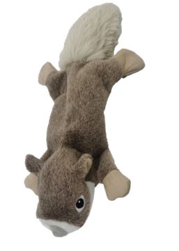 STUFFLESS SQUIRREL DOG TOY 16"