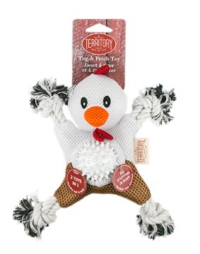 FARM FRIEND CHICKEN DOG TOY