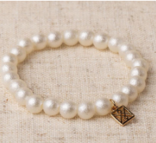 BRACELET TAYLOR COTTON PEARL