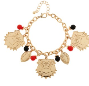 BULLDOG CHARM GAMEDAY BRACELET