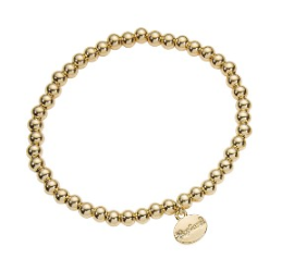 A.C. 5 MM GOLD BALLS BRACELET
