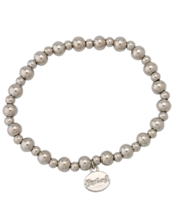 A.C. 4&6MM SILVER BALL BRACELET