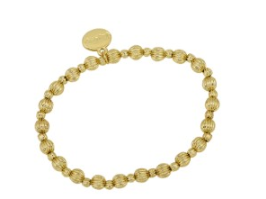 A.C. 3&5MM PUMPKIN BEAD BRACELET