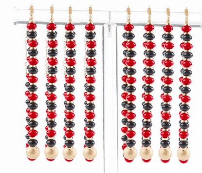 KYLIE NECKLACE RED AND BLACK