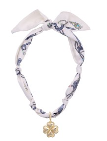 CHARLIE CLOVER SCARF NECKLACE