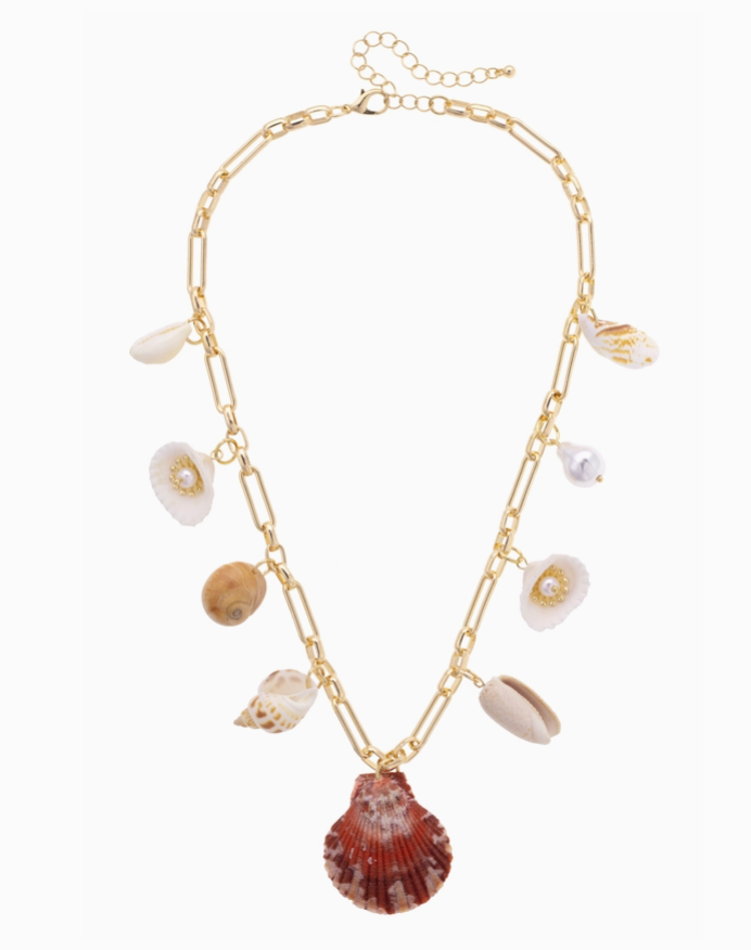 SHE SELLS SEASHELLS NECKLACE