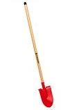KIDS RED LONG HANDLE SHOVEL
