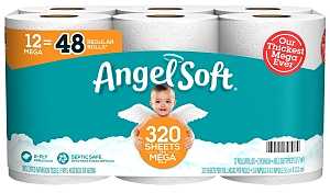 ANGEL SOFT TOILET PAPER 12PACK