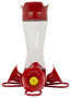 GLASS HUMMINGBIRD FEEDER 8OZ