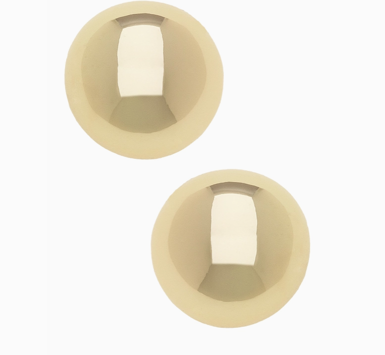 HAILEY STUD EARRINGS SHINY GOLD