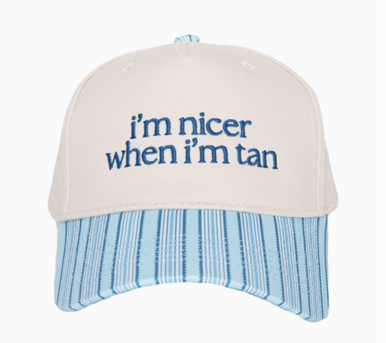 NICE WHEN IM TAN 2 TONE HAT