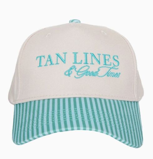 TANNED & TIPSY STRIPE HAT