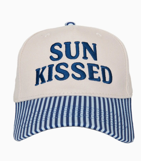 STRIPED SUN KISSED HAT