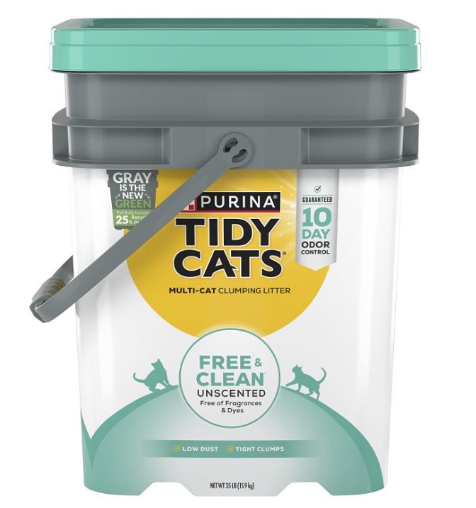 TIDY CATS CLUMPING CAT LITTER 35LB