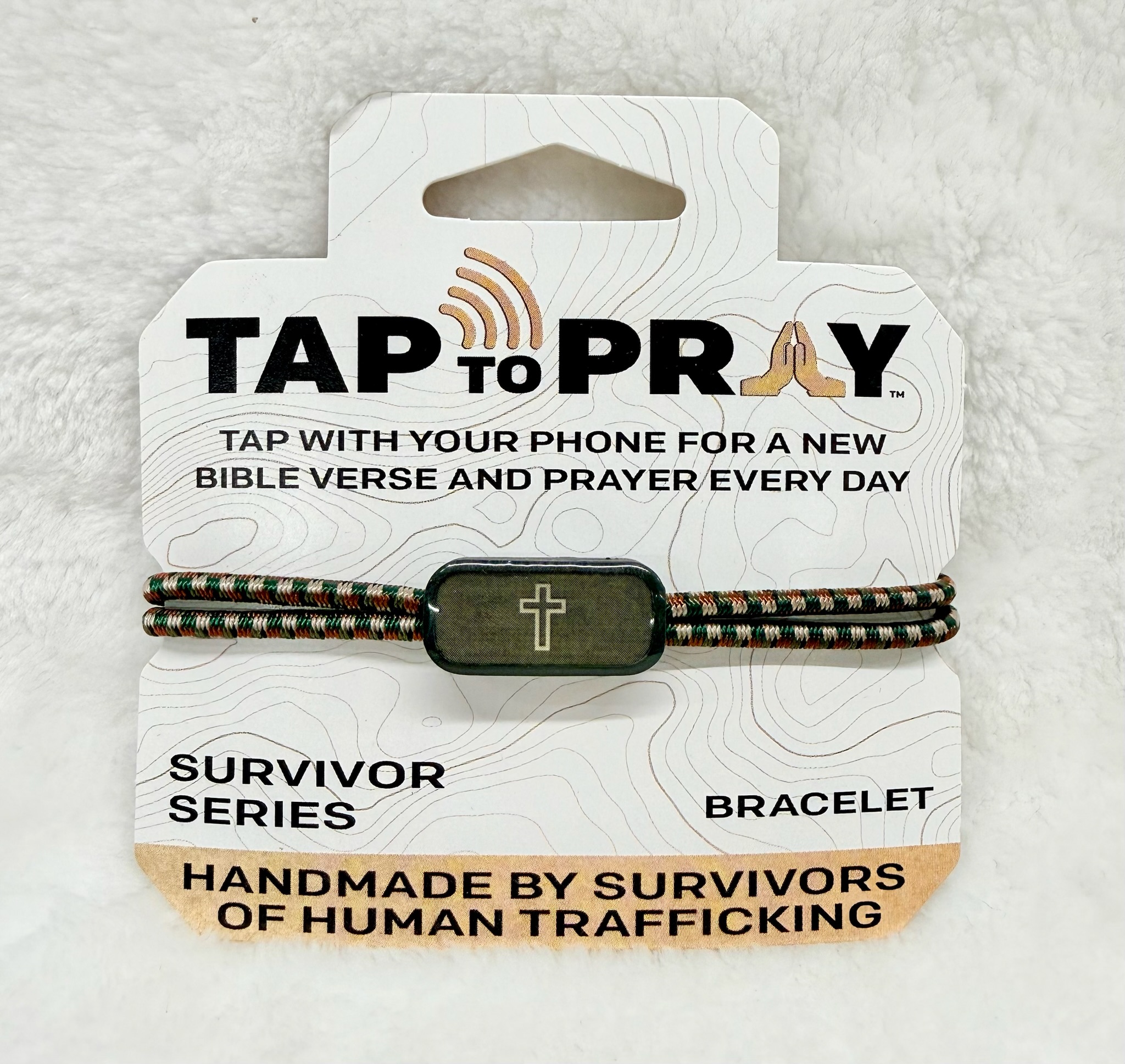 TACTICAL BRACELET CAMO CROSS