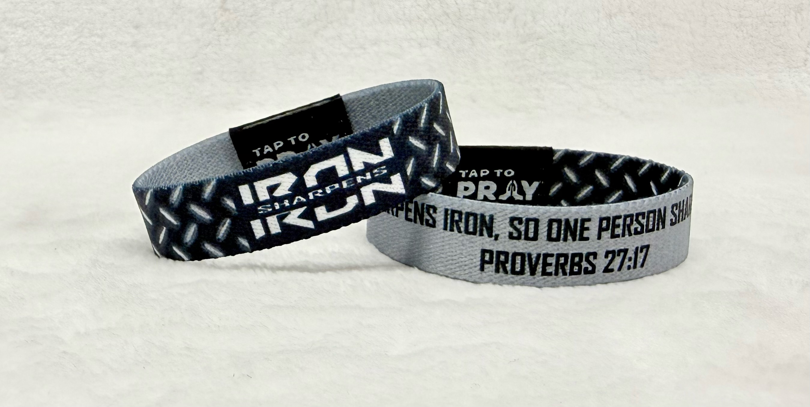 IRON SHARPENS IRON TAP TO PRAY