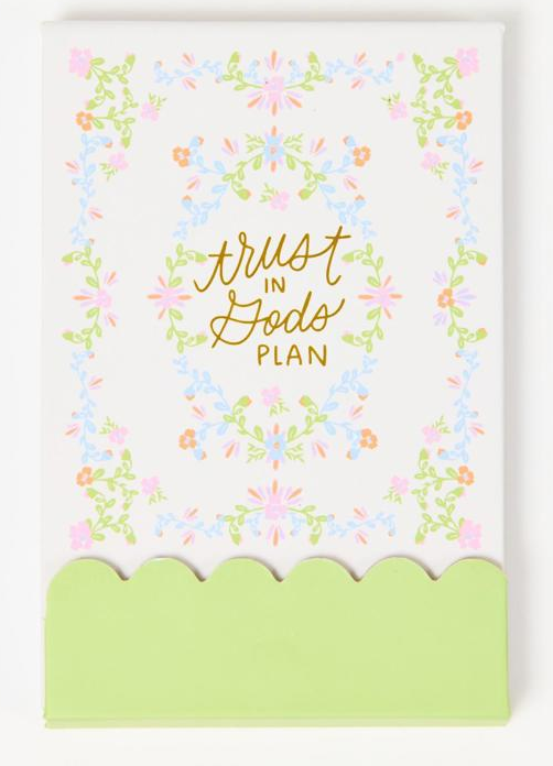 FLIP NOTEPAD TRUST IN GODS PLAN