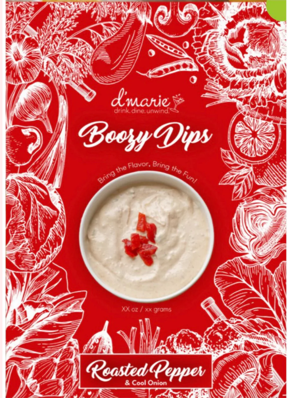 BOOZY ROASTED PEPPER DIP