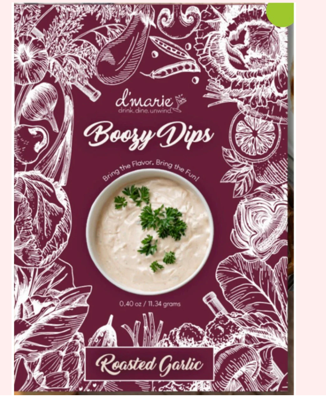 BOOZY ROASTED GARLIC DIP