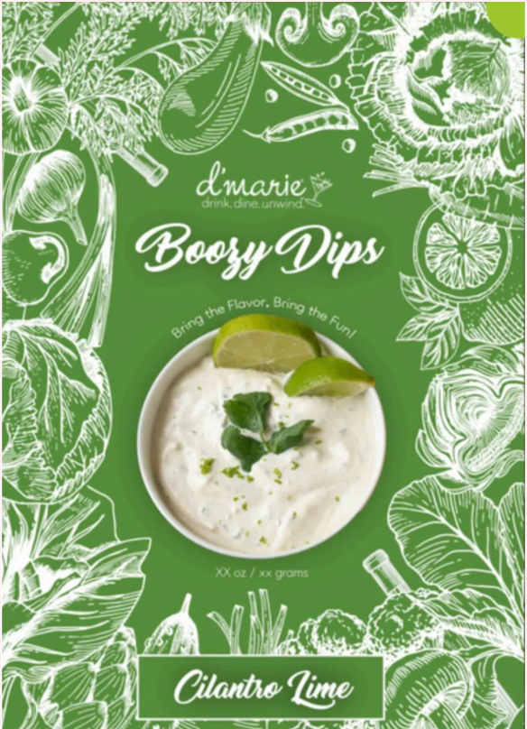 BOOZY CILANTRO LIME DIP