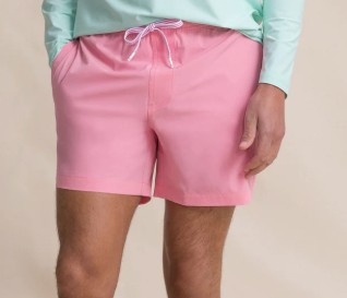 PINK MARITIME SWIM TRUNK