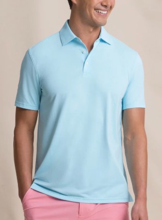 TROPIC BLUE BREEZE PERF POLO