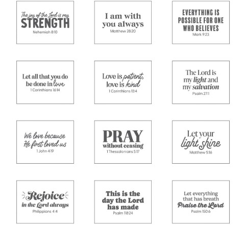 SG BIBLE VERSE CANDLES #53