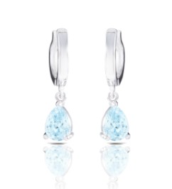 SILVER AQUA PEAR HUGGIES