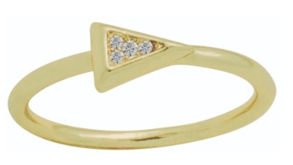 ARROW GOLD LAYERS RING