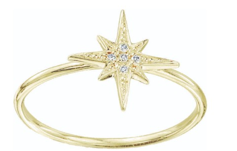 STAR GOLD LAYERS RING