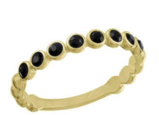 BLACK INFINITY LAYERS RING