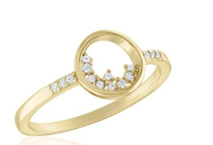 OPEN CIRCLE CLUSTER LAYER RING