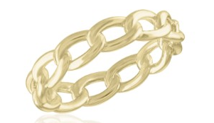 CHAIN GOLD LAYERS RING