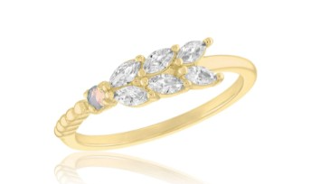 LEAF MOTIF LAYERS RING