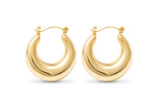 BELLA BOLD HOOP EARRINGS