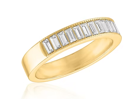 BOLD BAUGETTE LAYER RING